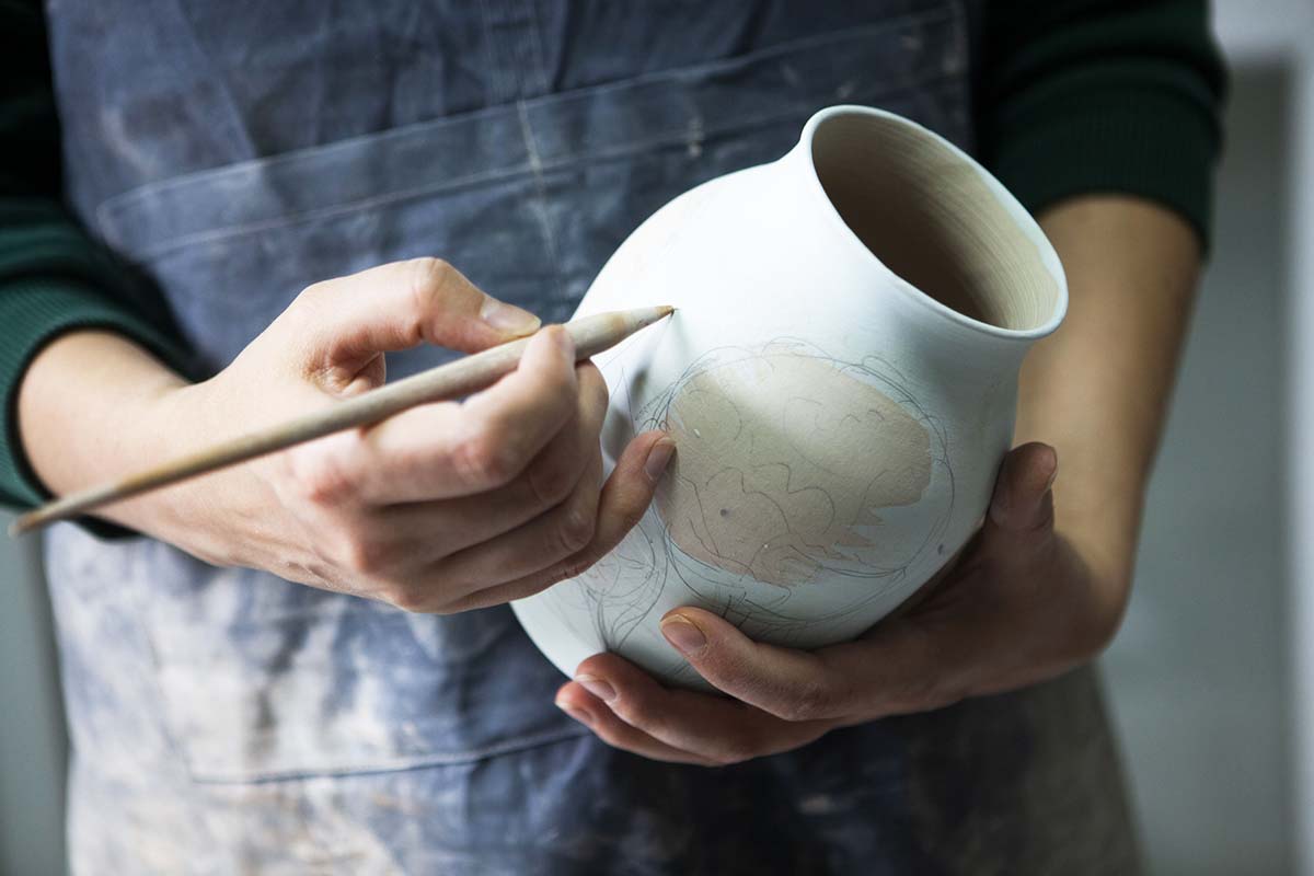 A pottery producing region with over 200 kilns